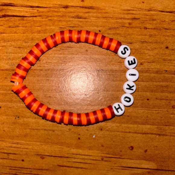Virginia Tech Hokies Heishi Bracelet - Picture 5 of 11